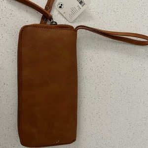 Free People vegan wristlet/wallet